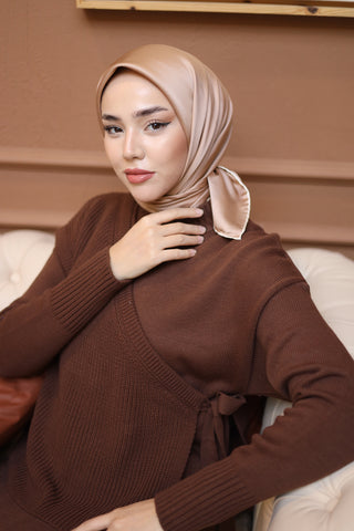 Silk Home Düz Micro Saten Eşarp 28013-09