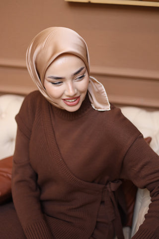 Silk Home Düz Micro Saten Eşarp 28013-09