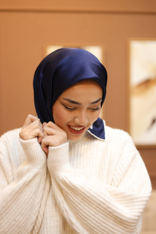 Silk Home Düz Micro Saten Eşarp 28013-05