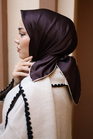 Silk Home Düz Micro Saten Eşarp 28013-08