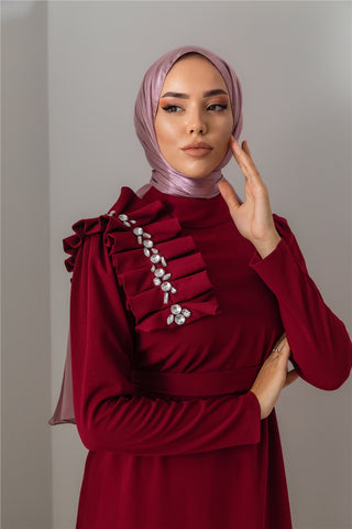 Silk Home Janjan Tek Taraflı Şal 69001-33 - | Silk Home