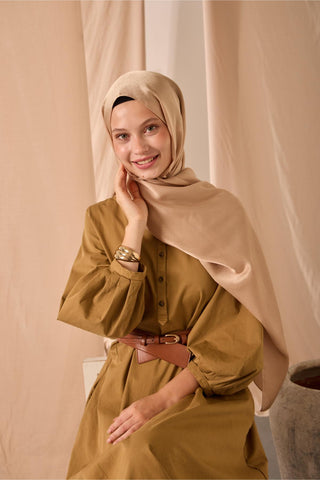 Janjan Shawl, Single-Sided, Honeycomb Pattern, Self-Stringed Texture, Shiny Surface, 75x190 cm.