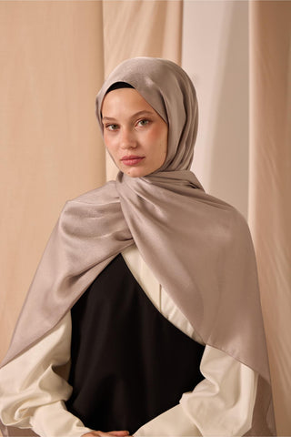 Janjan Shawl, Single-Sided, Stone Pattern, Self-Stringed Texture, Glossy Surface, 75x190 cm.