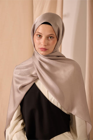 Janjan Shawl, Single-Sided, Stone Pattern, Self-Stringed Texture, Glossy Surface, 75x190 cm.