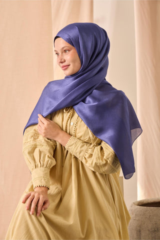 Janjan Şal Tek Taraflı Funda Kendinden Çizgi Dokulu Parlak Yüzeyli 75X190 | Silk Home | 69001-88