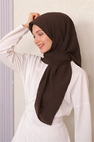Silk Home Jazz Scarf Dark Brown 78001-23