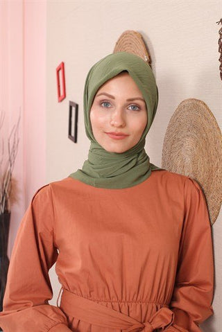 Silk Home Jazz Eşarp Çimen Yeşil 78001-10 - 463993471203 - | Silk Home