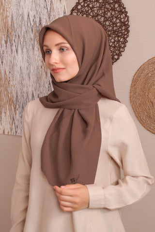 Silk Home Jazz Eşarp Kahverengi 78001-06 - 463993471203 - | Silk Home