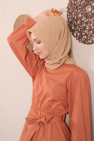 Silk Home Jazz Eşarp Koyu Bej 78001-34 - 463993471203 - | Silk Home
