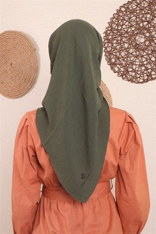 Silk Home Jazz Eşarp Koyu Yeşil 78001-09 - 463993471203 - | Silk Home