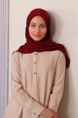 Silk Home Jazz Eşarp Vişne 78001-12 - 463993471203 - | Silk Home