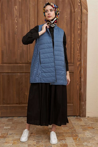 Silk Home Lotus Yelek İndigo L10105-01