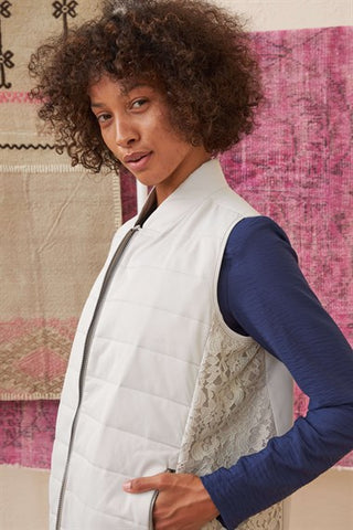 Silk Home Lotus Vest Stone L10102-01