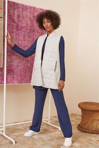 Silk Home Lotus Vest Stone L10102-01