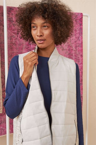 Silk Home Lotus Vest Stone L10102-01