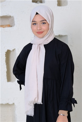 Silk Home Maxi Koton Şal Bej 70001-31