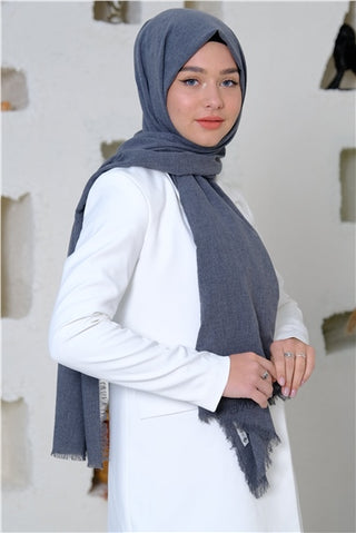 Silk Home Maxi Koton Şal Eflatun 70001-08