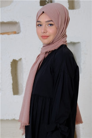 Silk Home Maxi Cotton Scarf, Rose Pink, 70001-03