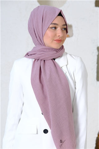 Silk Home Maxi Koton Şal Leylak 70001-14