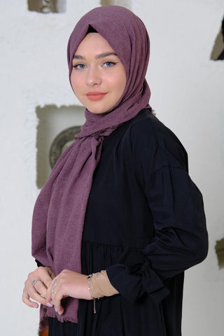 Silk Home Maxi Koton Şal Mürdüm 70001-21