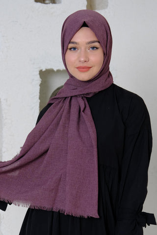 Silk Home Maxi Koton Şal Mürdüm 70001-21