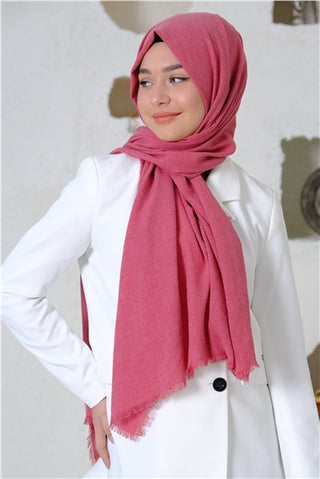 Silk Home Maxi Koton Şal Pembe 70001-10