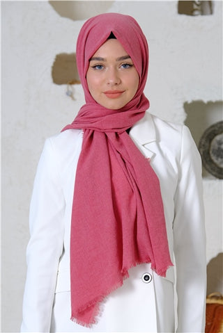 Silk Home Maxi Koton Şal Pembe 70001-10