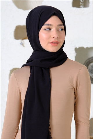 Silk Home Maxi Koton Şal Siyah 70001-32