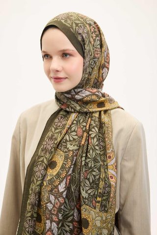 Urban Hours Harmony Navy Blue Mayda Shawl 190x70