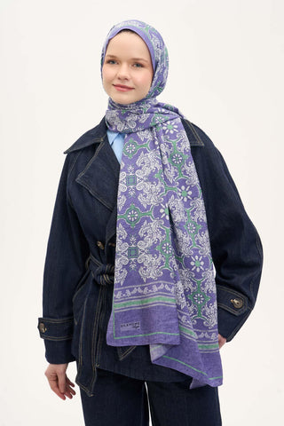 Urban Hours Luvia Morcivert Mayda Şal 190x70 - Mayda Şal - | Silk Home