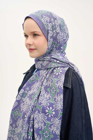 Urban Hours Luvia Morcivert Mayda Şal 190x70 - Mayda Şal - | Silk Home