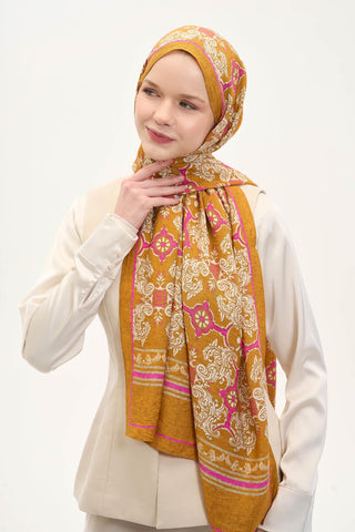 Urban Hours Luvia Taba Mayda Şal 190x70 - Mayda Şal - | Silk Home