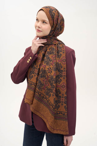 Urban Hours Luvia Taba Mayda Şal 190x70 - Mayda Şal - | Silk Home