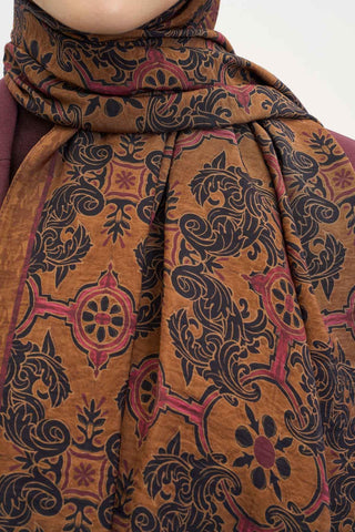 Urban Hours Luvia Taba Mayda Şal 190x70 - Mayda Şal - | Silk Home
