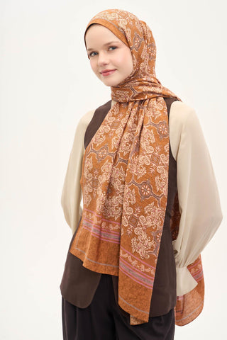Urban Hours Luvia Tarçın Mayda Şal 190x70 - Mayda Şal - | Silk Home