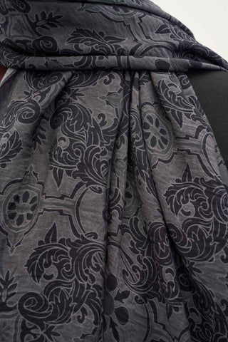 Urban Hours Luvia Antrasit Mayda Şal 190x70 - Mayda Şal - | Silk Home