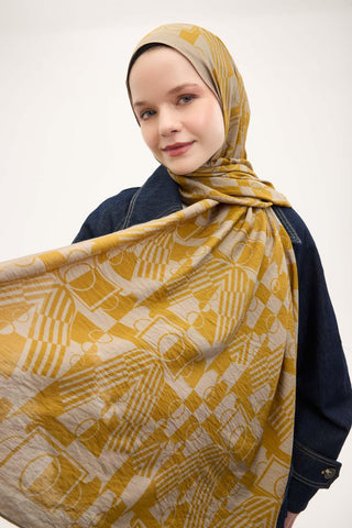 Urban Hours Harmony Navy Blue Mayda Shawl 190x70