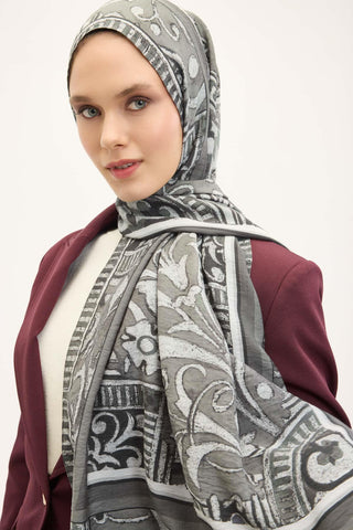 Urban Hours Harmony Navy Blue Mayda Shawl 190x70