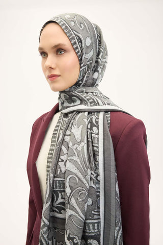 Urban Hours Harmony Navy Blue Mayda Shawl 190x70