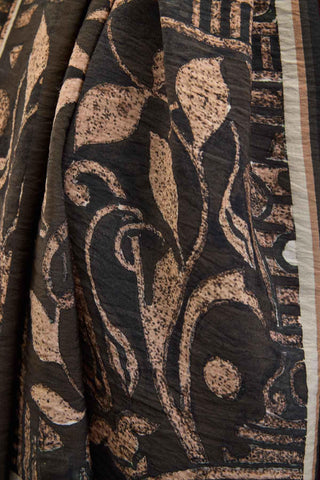 Urban Hours Antik Acı Kahve Mayda Şal 190x70 - Mayda Şal - | Silk Home