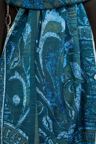 Urban Hours Antik Petrol Yeşili Mayda Şal 190x70 - Mayda Şal - | Silk Home