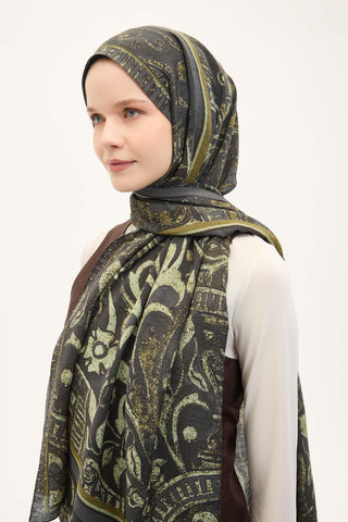 Urban Hours Antik Acı Kahve Mayda Şal 190x70 - Mayda Şal - | Silk Home