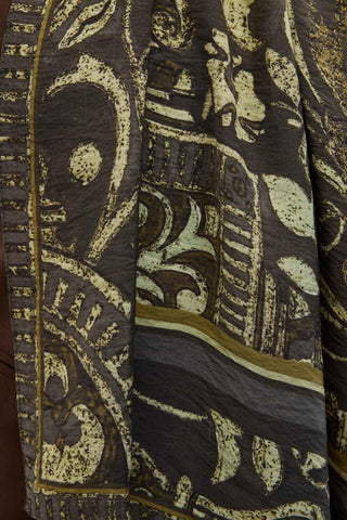 Urban Hours Antik Acı Kahve Mayda Şal 190x70 - Mayda Şal - | Silk Home
