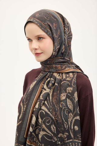 Urban Hours Harmony Navy Blue Mayda Shawl 190x70