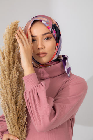 Silk Home Micro Saten Eşarp 28005-03