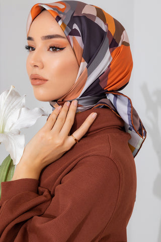 Silk Home Micro Saten Eşarp 28005-05 - 463993471203 - | Silk Home