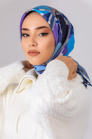 Silk Home Micro Saten Eşarp 28005-08 - 463993471203 - | Silk Home