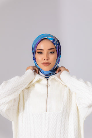 Silk Home Micro Saten Eşarp 28005-08 - 463993471203 - | Silk Home