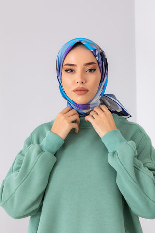 Silk Home Micro Saten Eşarp 28005-08 - 463993471203 - | Silk Home