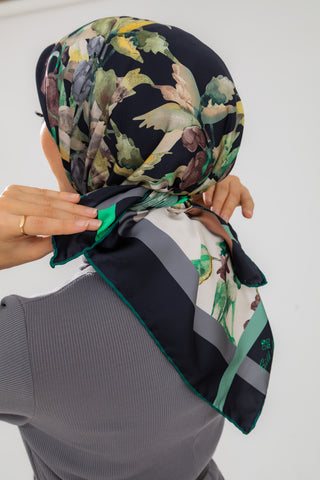Silk Home Micro Saten Eşarp 28006-01 - 463993471203 - | Silk Home